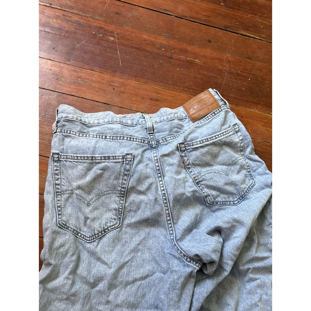 Levis Jeans Mens 36x30 Blue 568 Big E Premium Denim Pants Loose Baggy - Picture 5 of 6